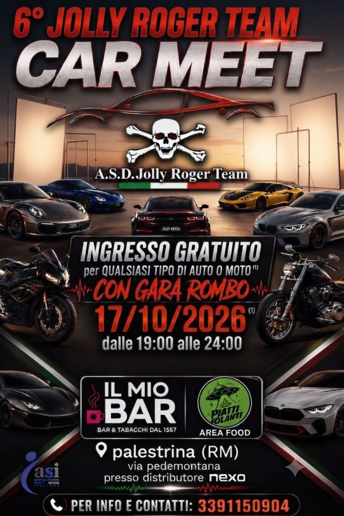 6° Jolly Roger Team Car Meet