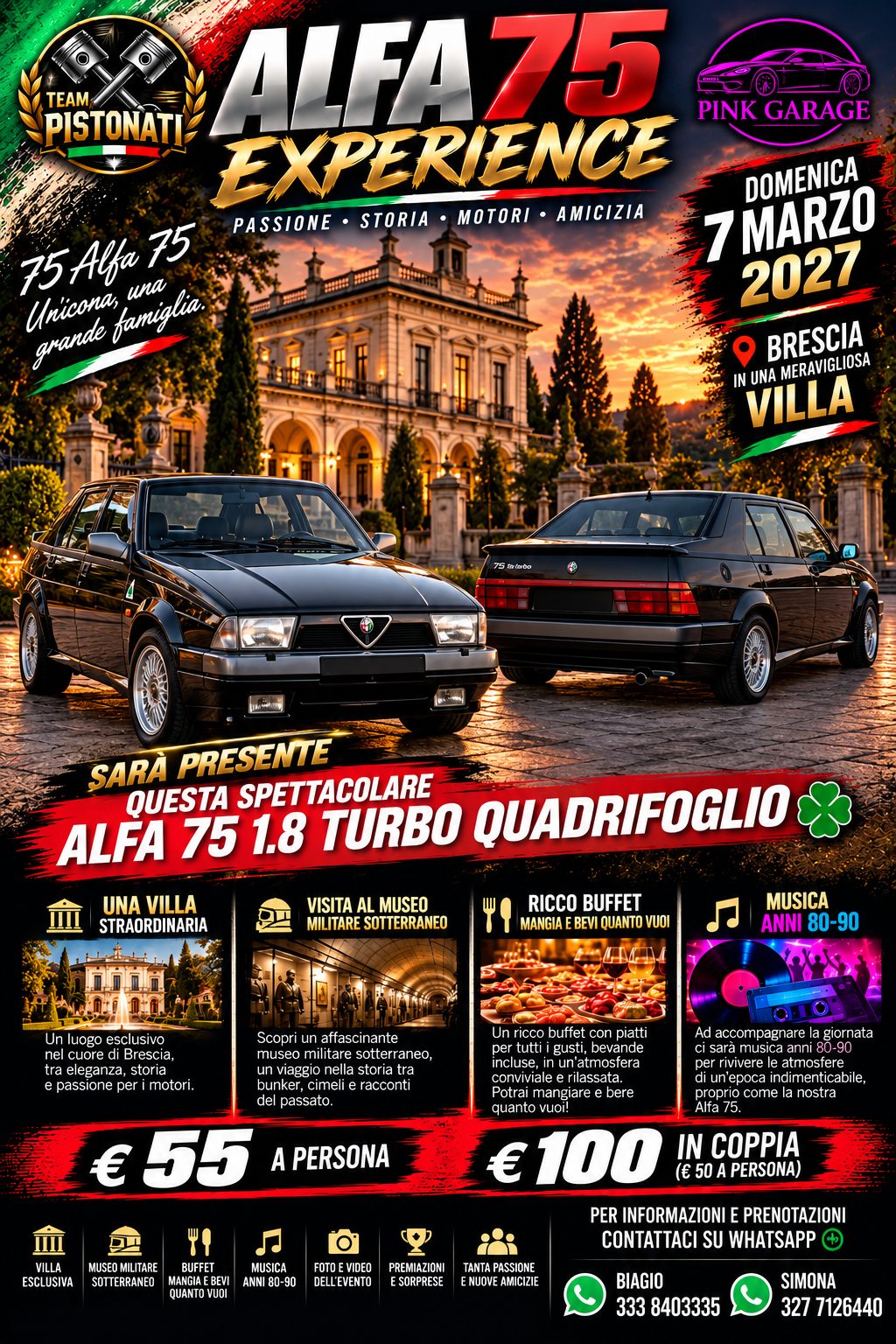 Alfa 75 Experience - Raduno Statico a Rezzato (BS) il domenica 7 marzo 2027 - foto 4