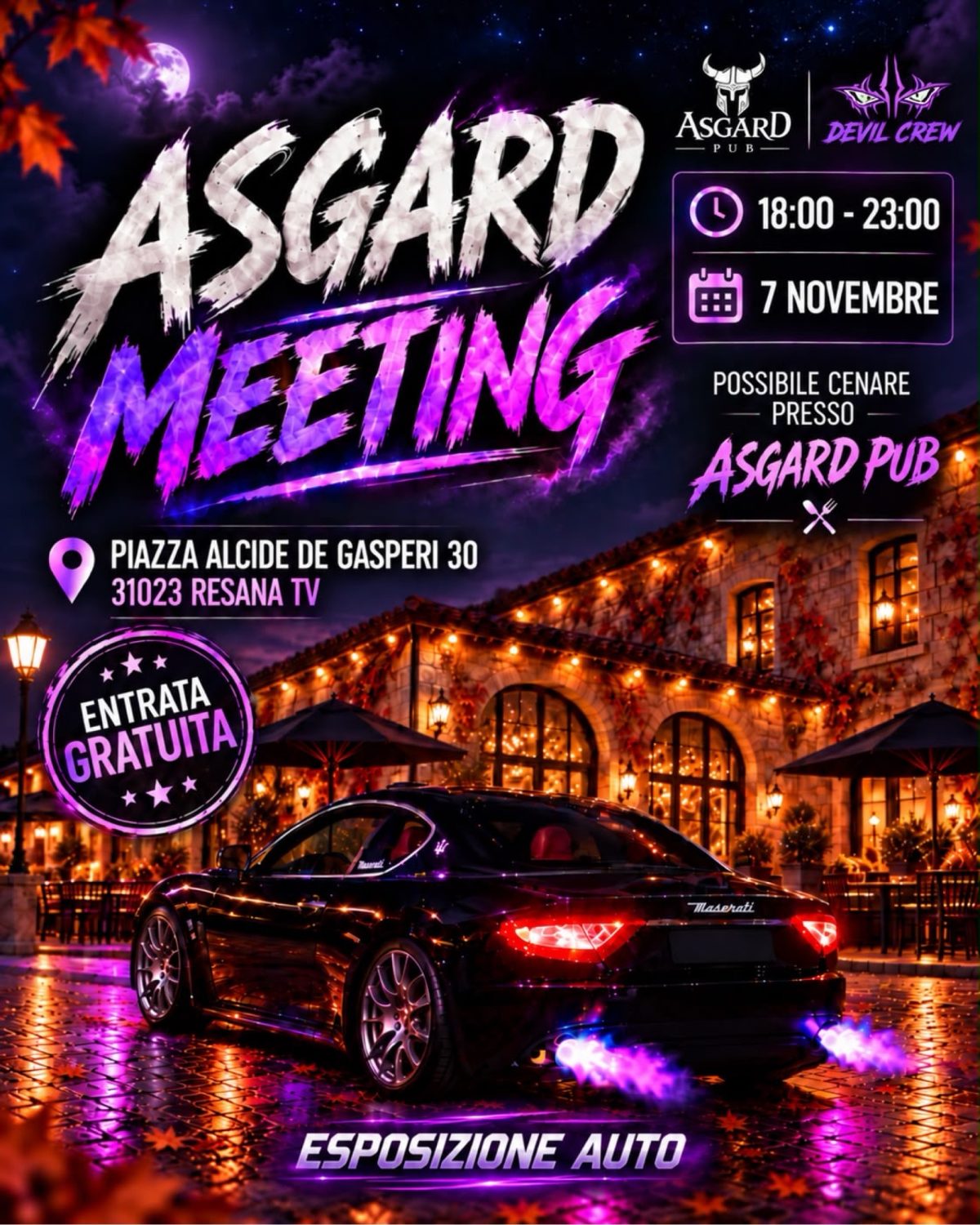 Asgard Meeting - Resana - Raduno Statico a Resana (TV) il sabato 7 novembre 2026