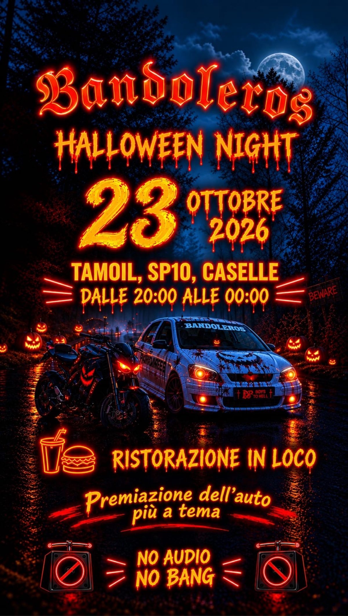 Bandoleros Halloween Night Meeting - Caselle Torinese