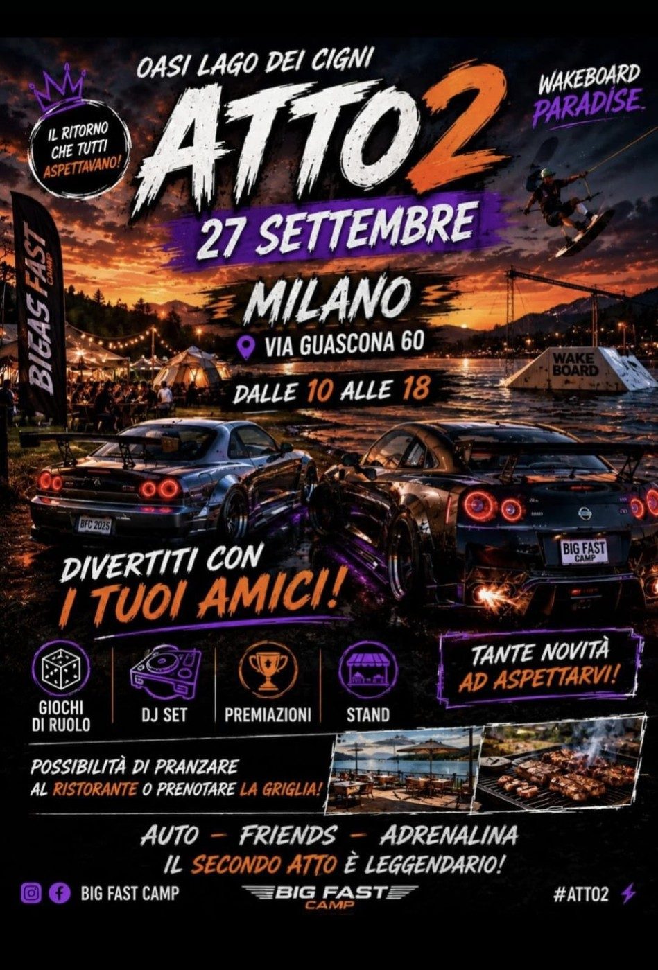 Fast and Tuning Atto 2 - Big Fast Camp - Oasi Lago dei Cigni Milano
