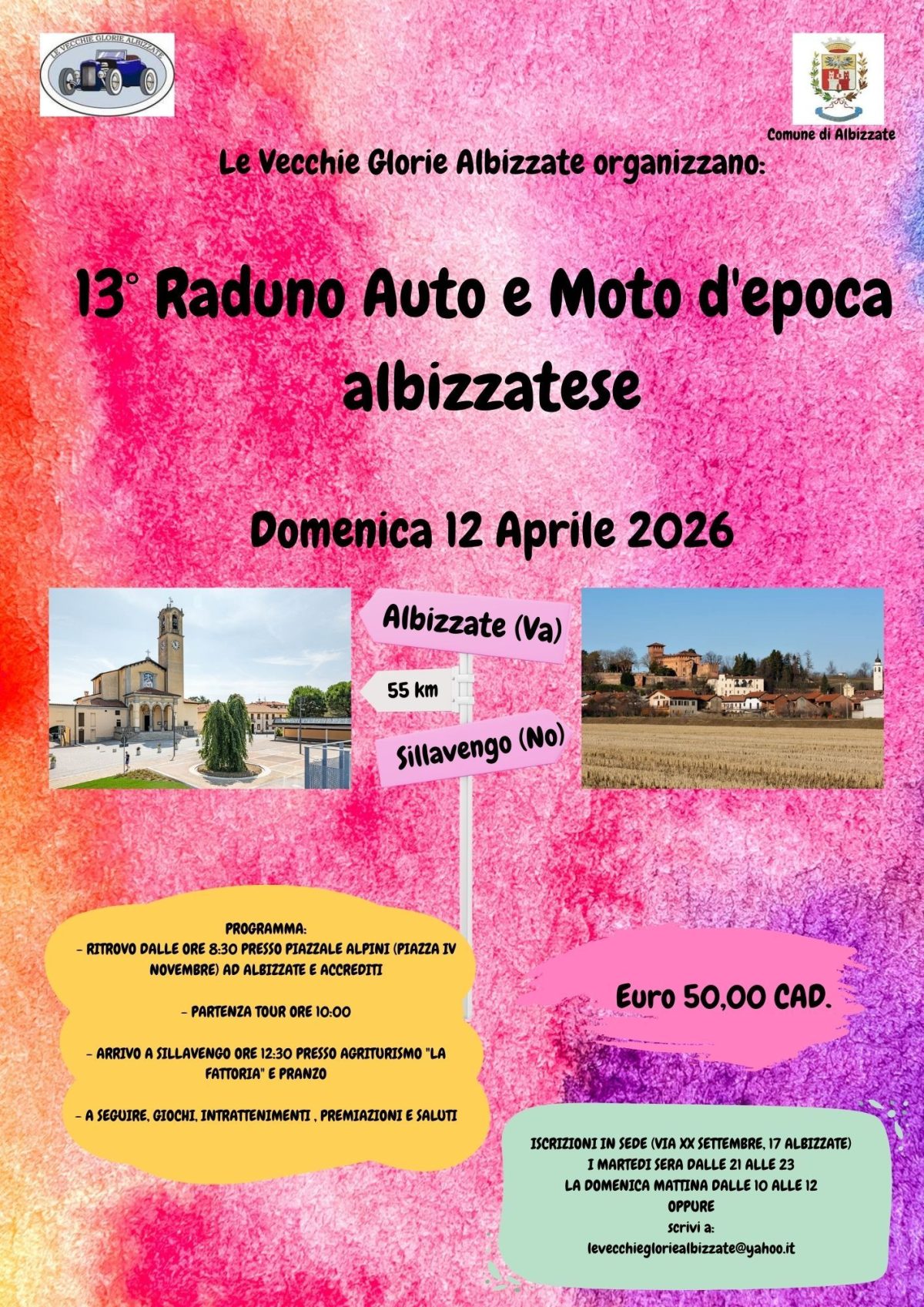 13° Raduno Auto e Moto d'epoca Albizzatese