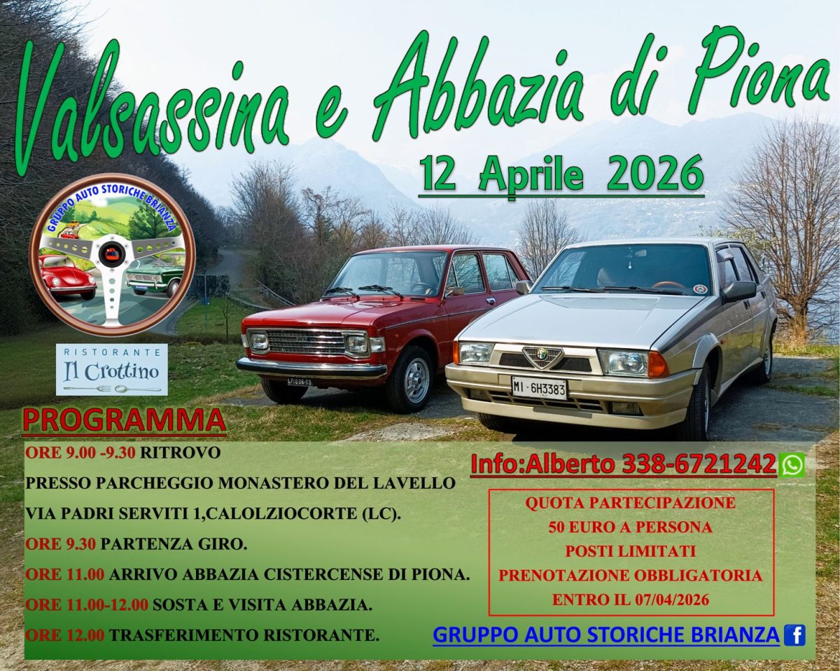 Valsassina e Abbazia di Piona