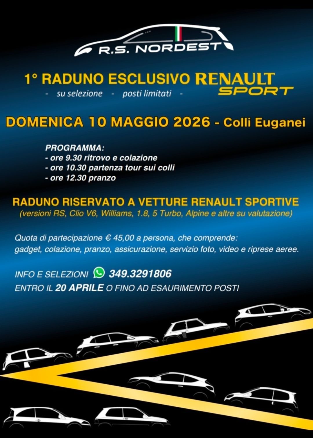 1° Raduno Esclusivo Renault Sport