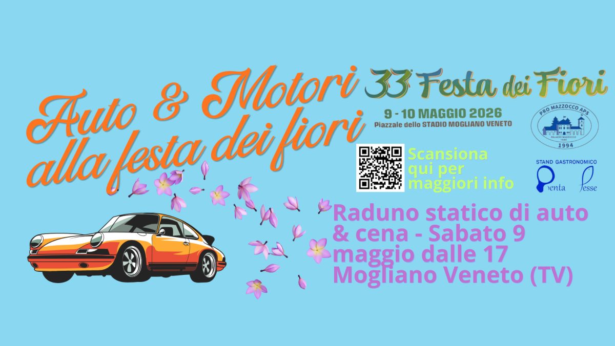 🚗🌸 AUTO&MOTORI ALLA FESTA DEI FIORI – 1ª EDIZIONE 🌸🚗