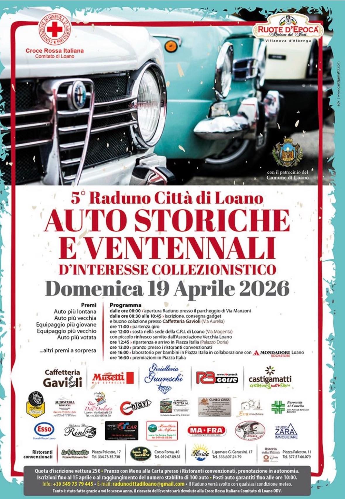 5° Raduno Citta di Loano - Auto Storiche e Ventennali