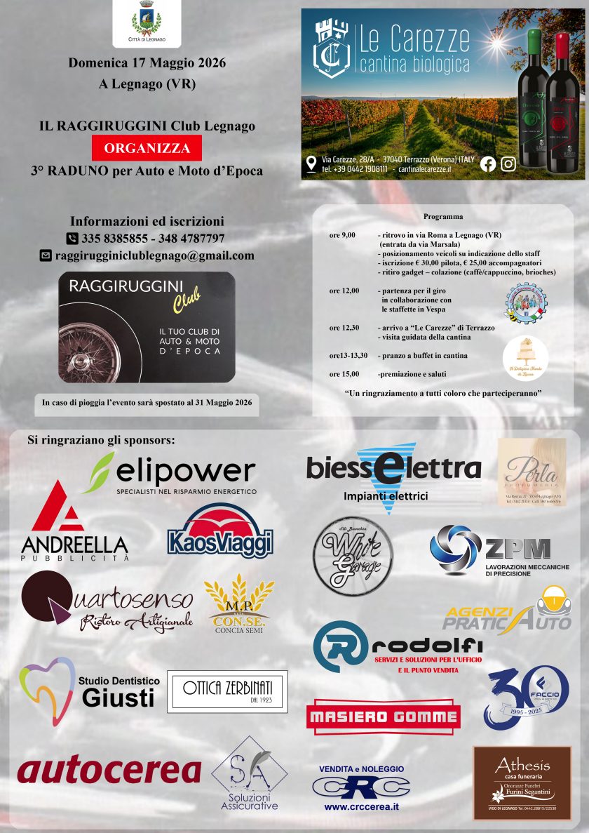 Raduno auto e moto storiche Legnago (VR) - foto 2