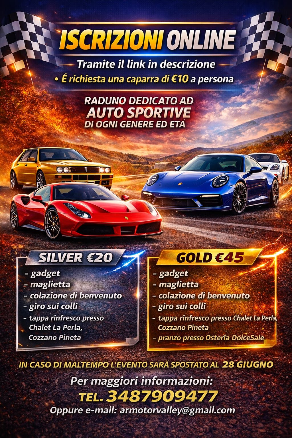 Raduno AR Motor Valley - Auto sportive di ogni genere ed età - foto 2