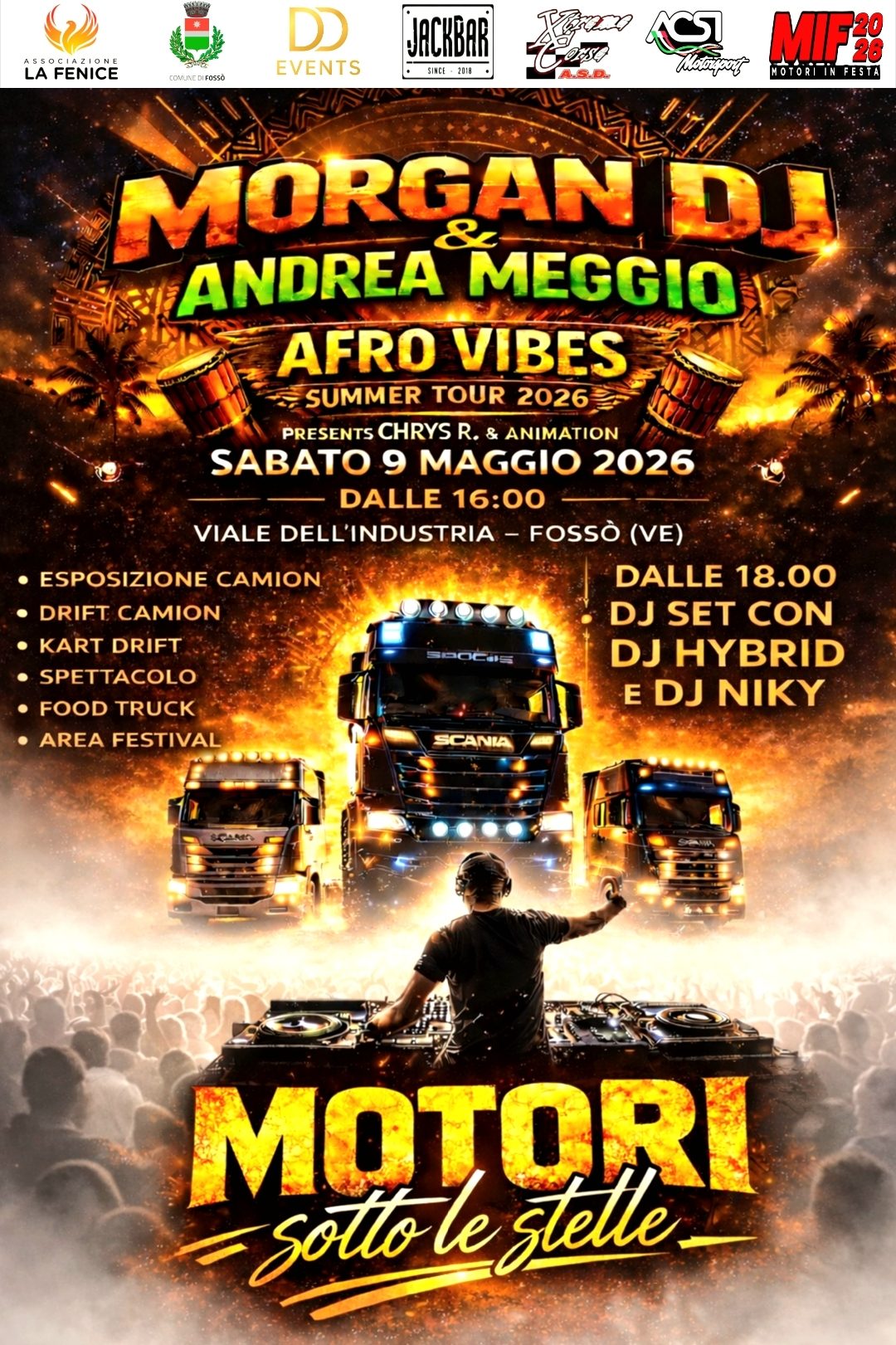Motori sotto le stelle truck 2026