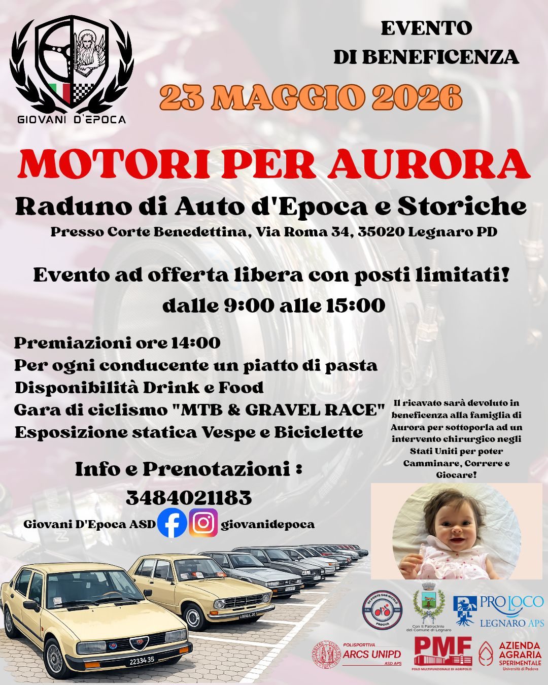 Motori per Aurora - Raduno di Auto d'Epoca e Storiche