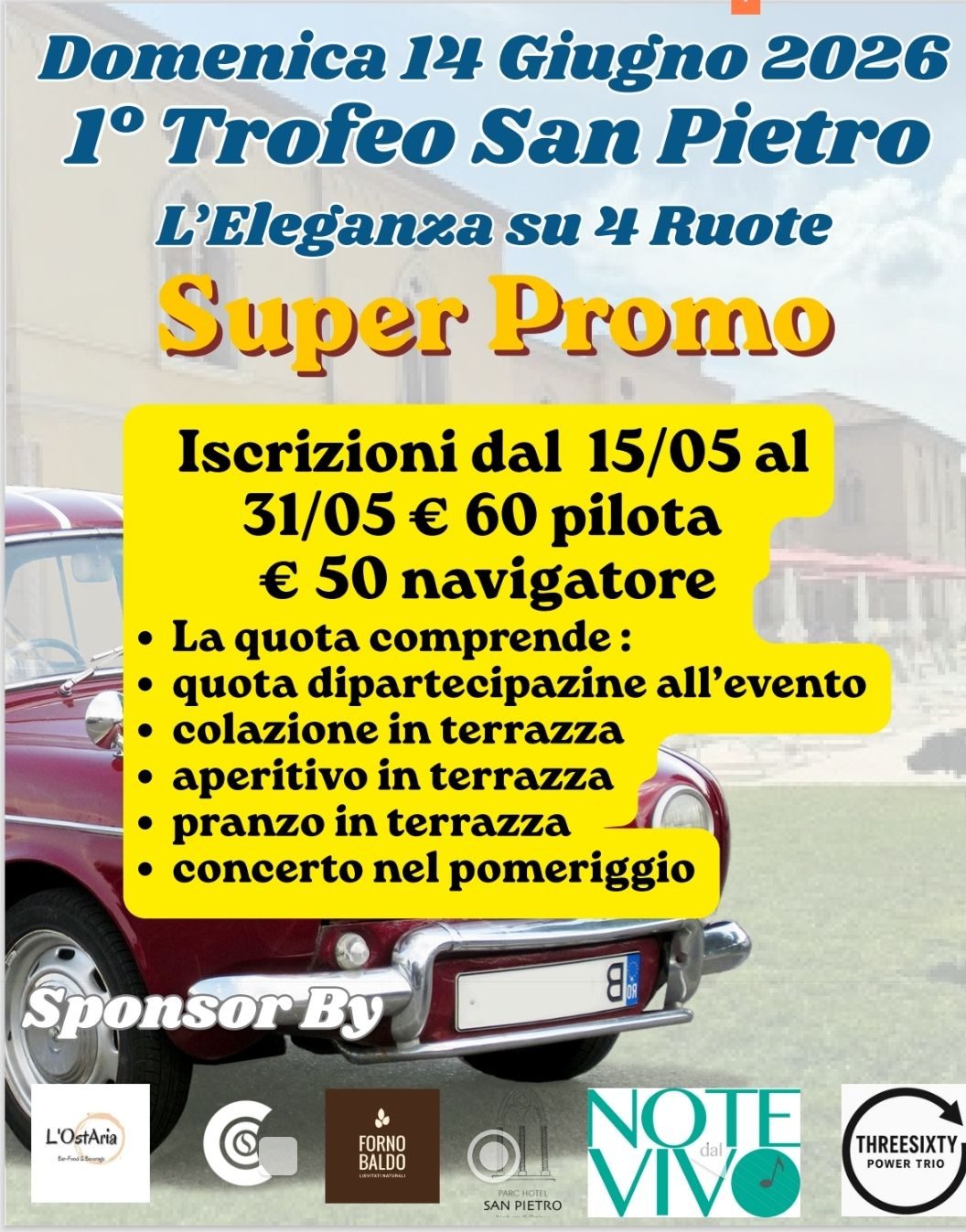 1° Trofeo San Pietro - L'Eleganza su 4 Ruote