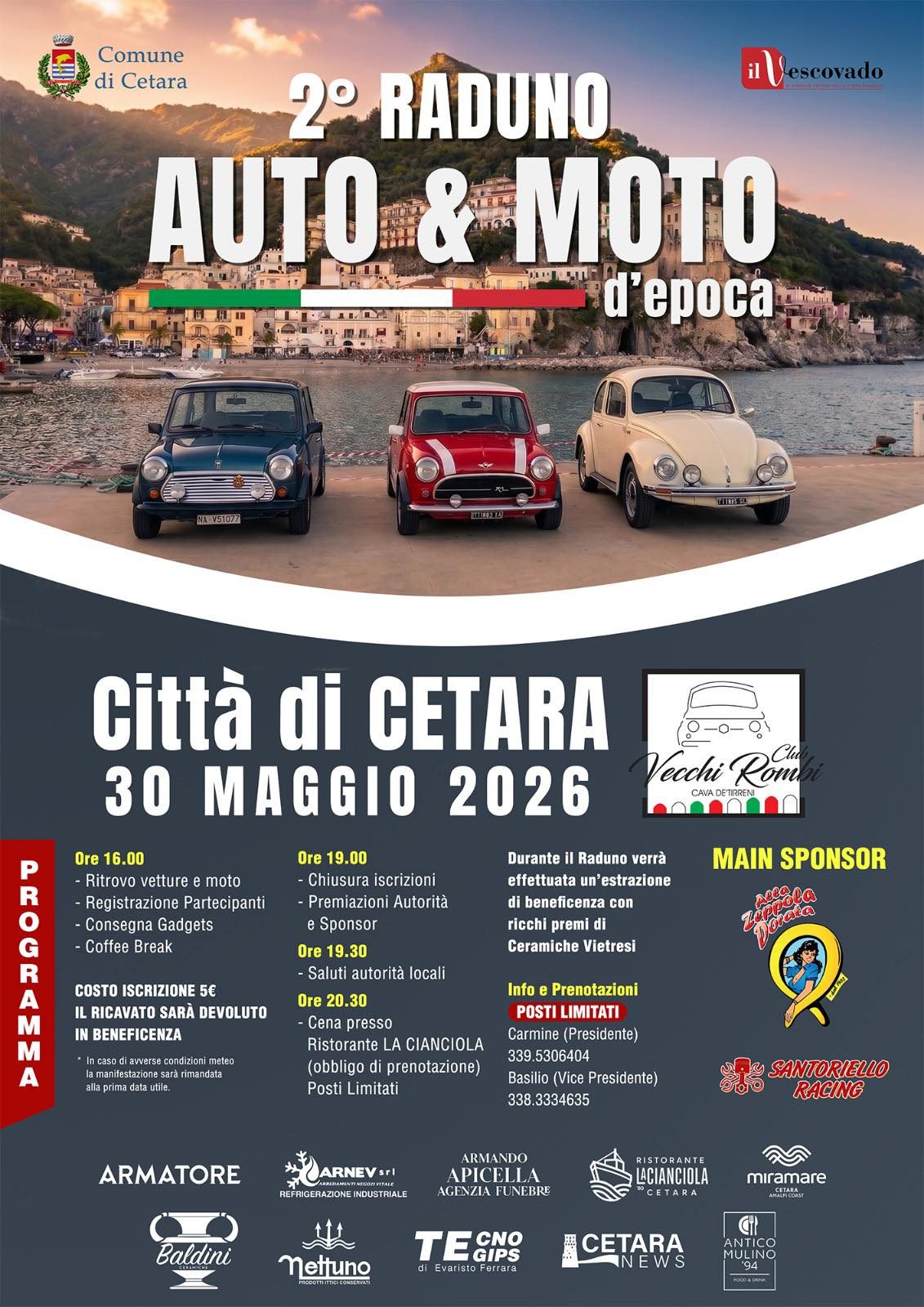 2° Raduno Auto & Moto d'Epoca Città di Cetara