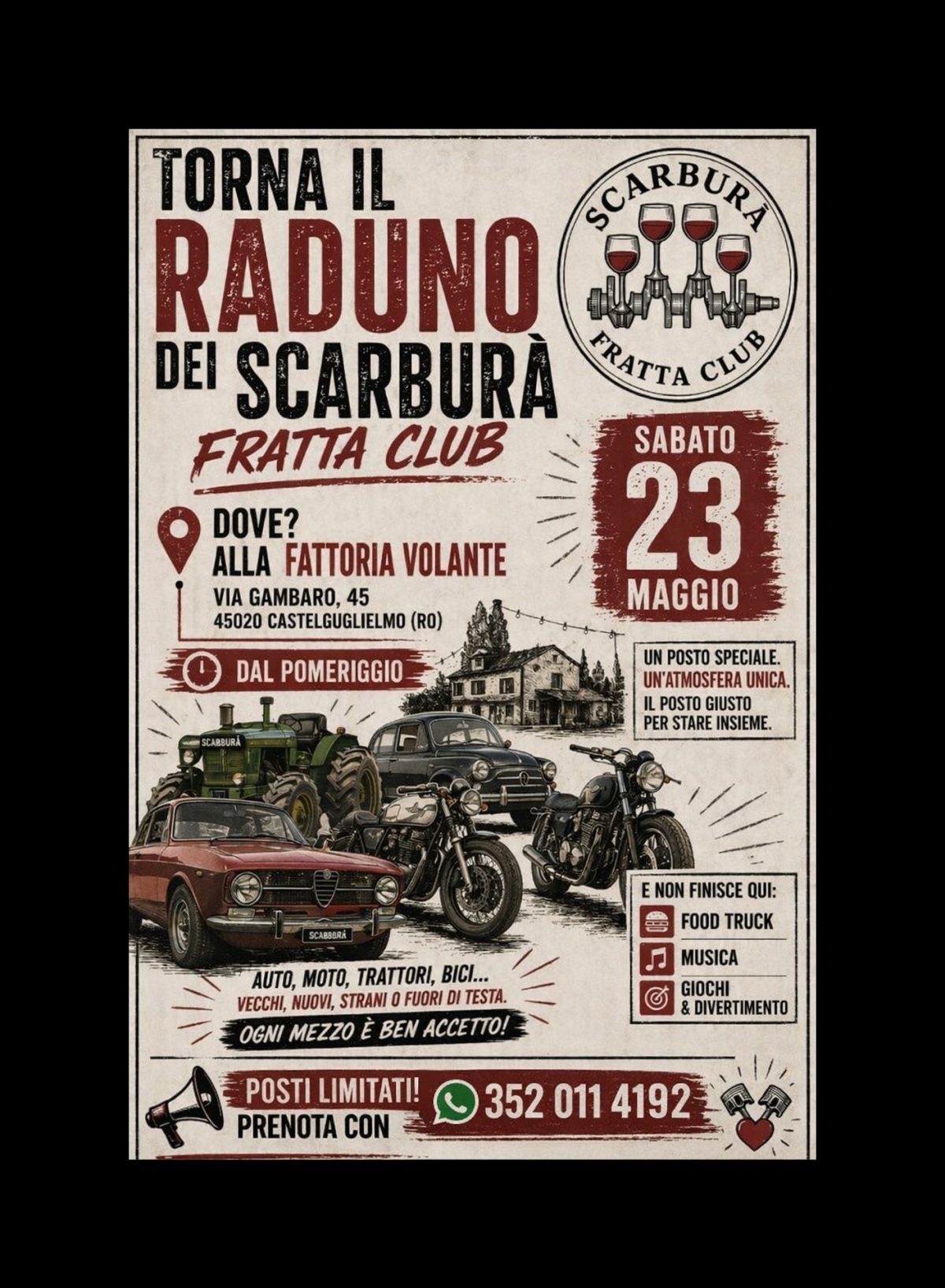 2° Raduno Statico dei Scarburà - Fratta Club