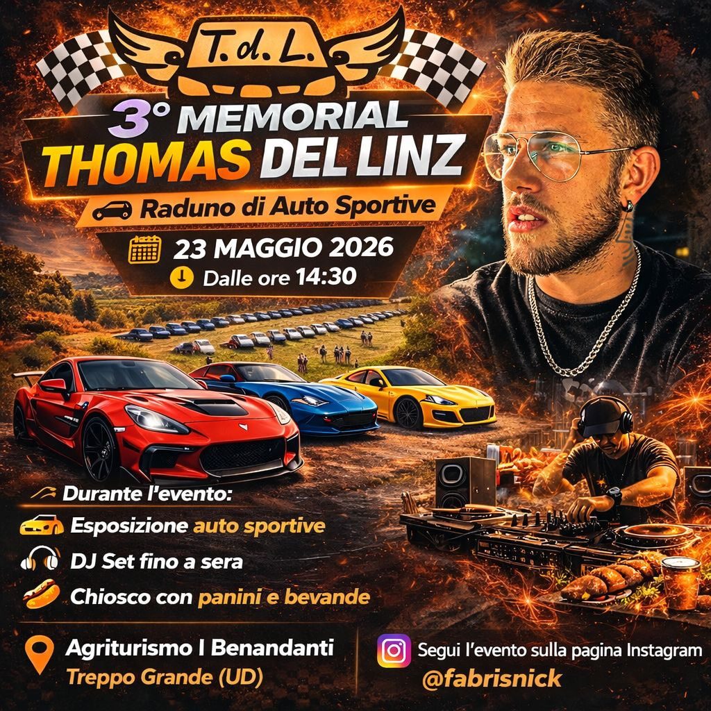3° Memorial Thomas Del Linz - Raduno di Auto Sportive