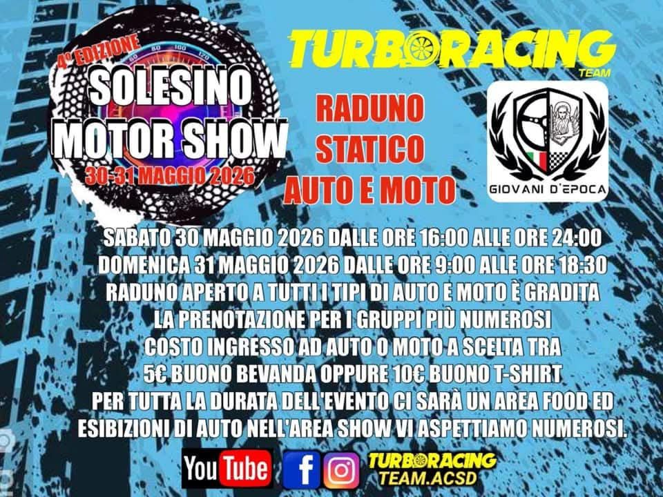 4° Edizione Solesino Motor Show