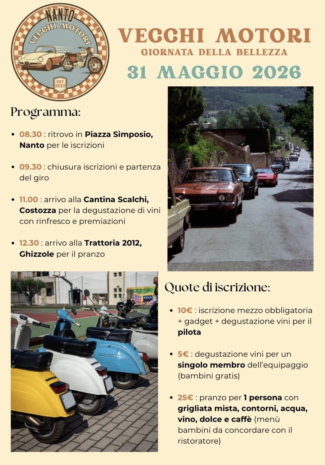 Nanto Vecchi Motori - Giornata della Bellezza