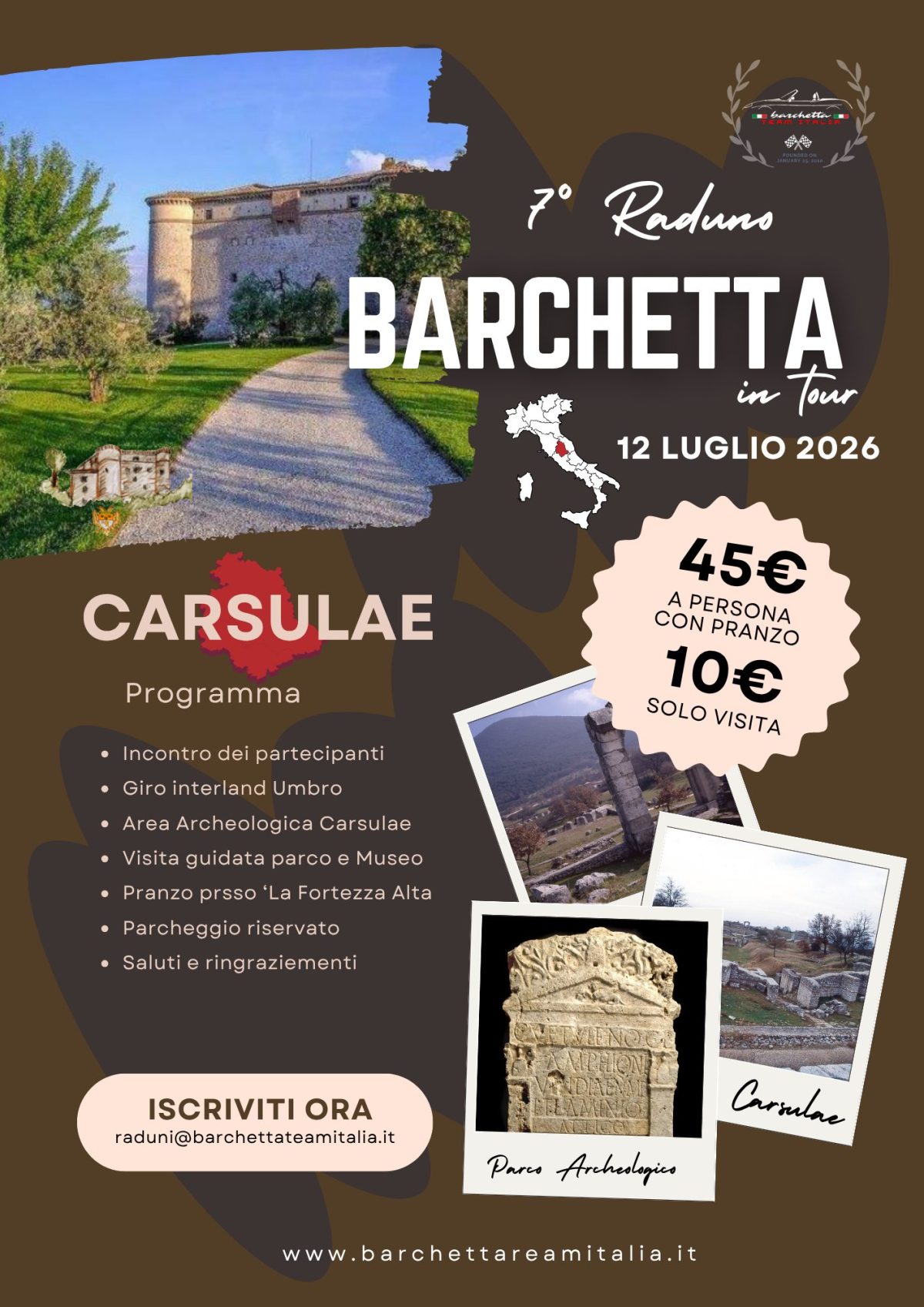 7° Raduno Barchetta in Tour