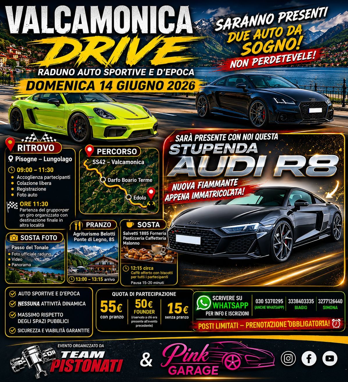 VALCAMONICA DRIVE - Raduno Auto Sportive e d'Epoca