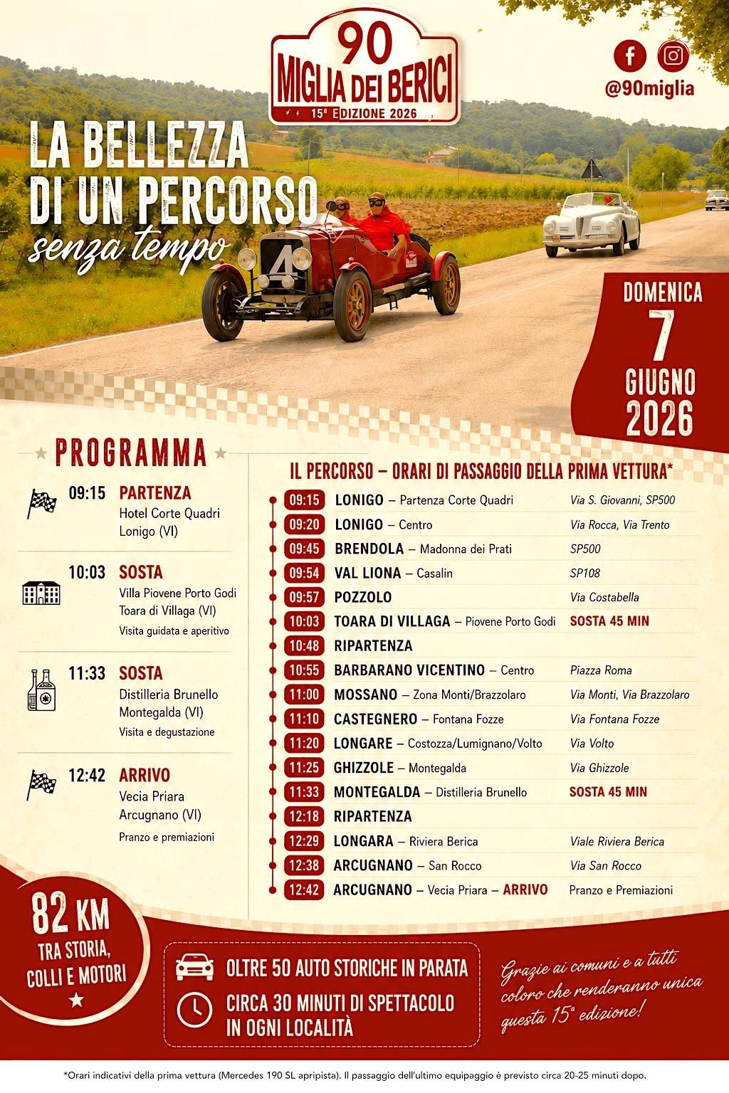 90 Miglia dei Berici - 15° Edizione 2026