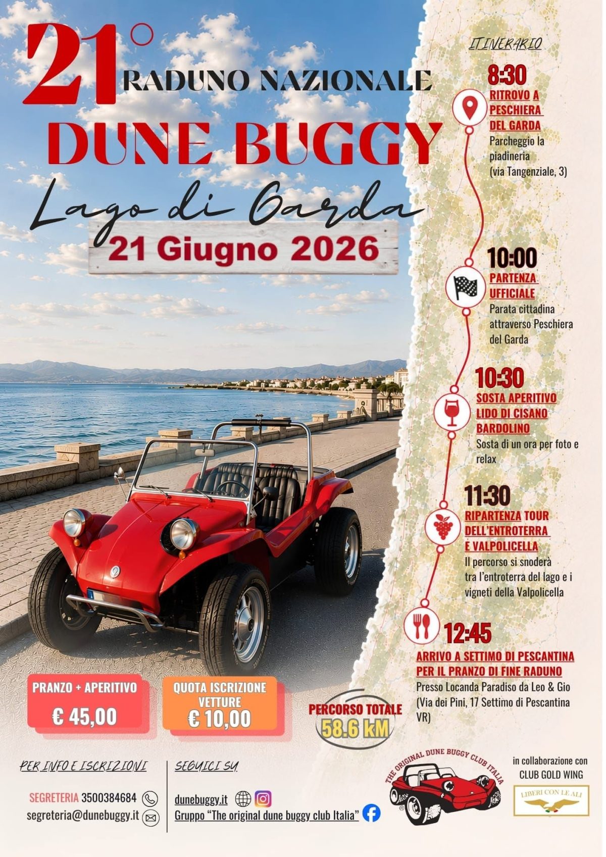 21° RADUNO NAZIONALE DUNE BUGGY Lago di Garda