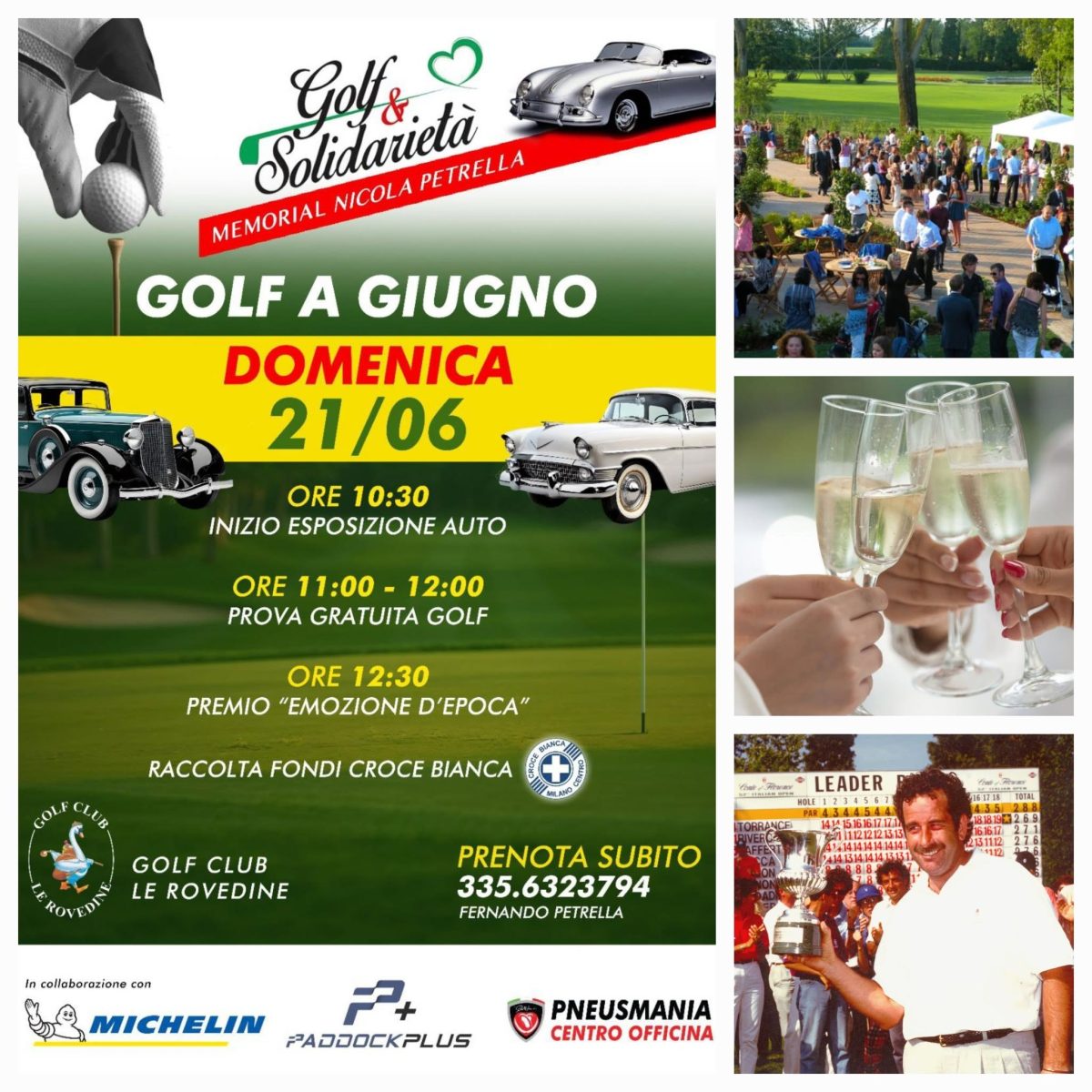 Charity meeting per Auto Classiche Golf e Solidarietà Memorial Nicola Petrella