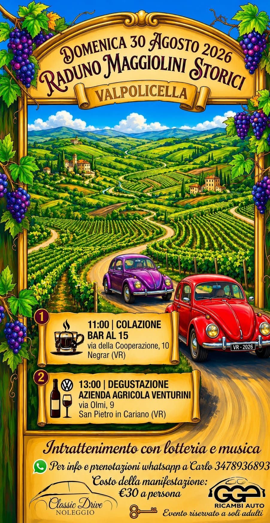 Raduno Maggiolini Storici Valpolicella