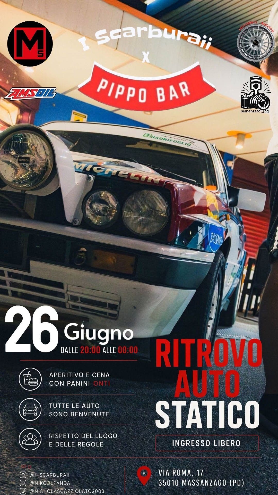 I Scarburaii X Pippo Bar - Ritrovo Auto Statico