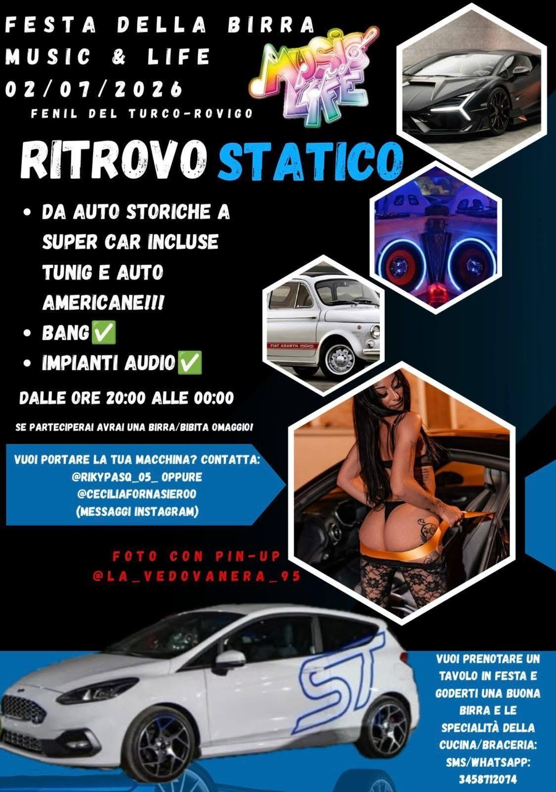 FESTA DELLA BIRRA MUSIC & LIFE - RITROVO STATICO