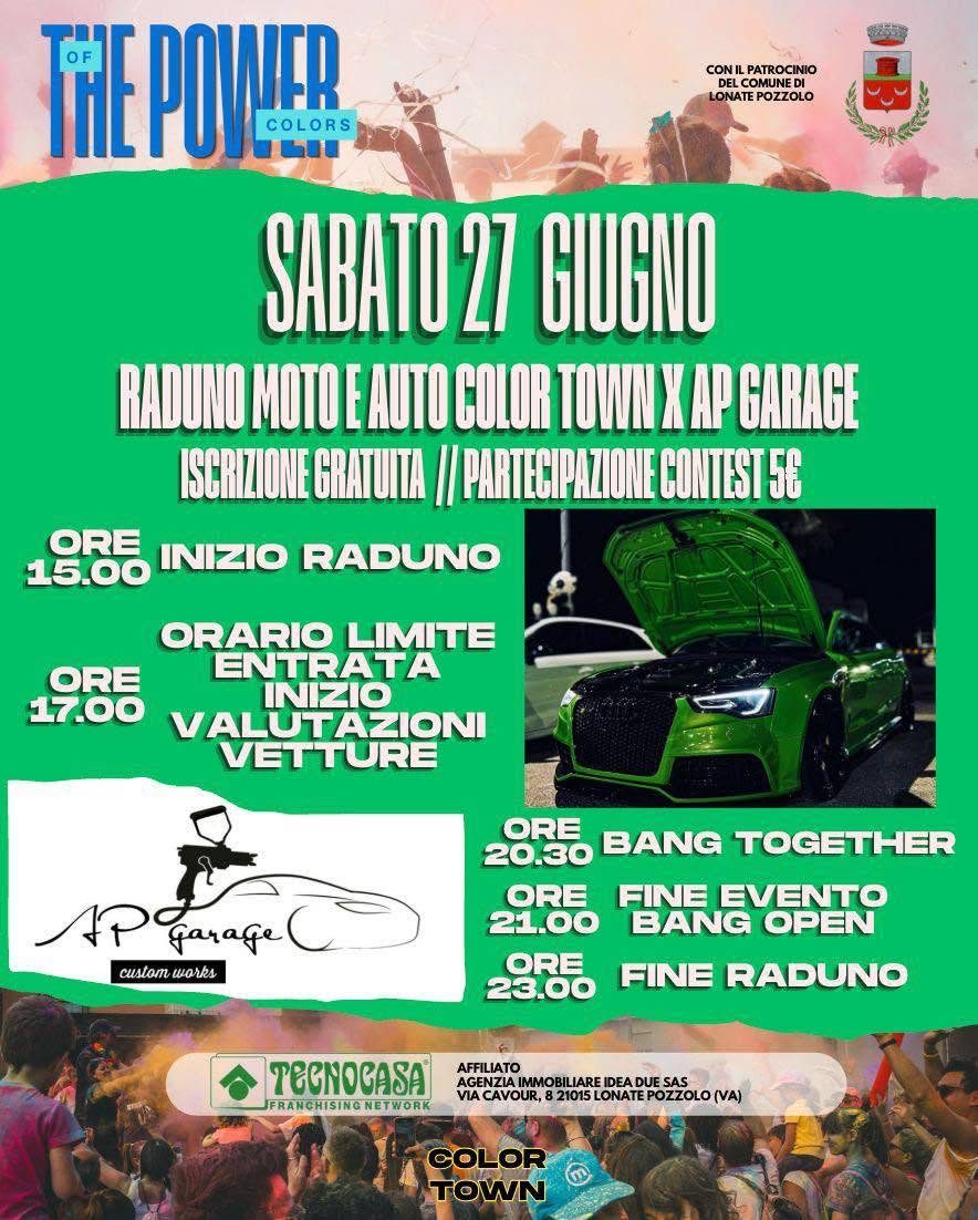 RADUNO MOTO E AUTO COLOR TOWN X AP GARAGE