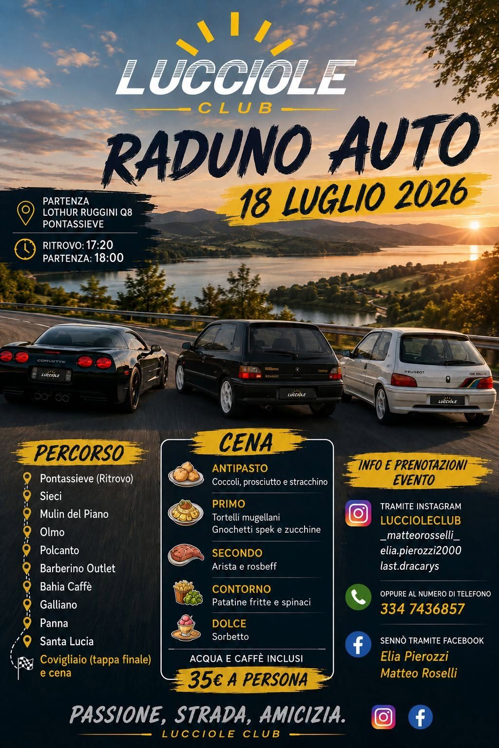 RADUNO AUTO LUCCIOLE CLUB