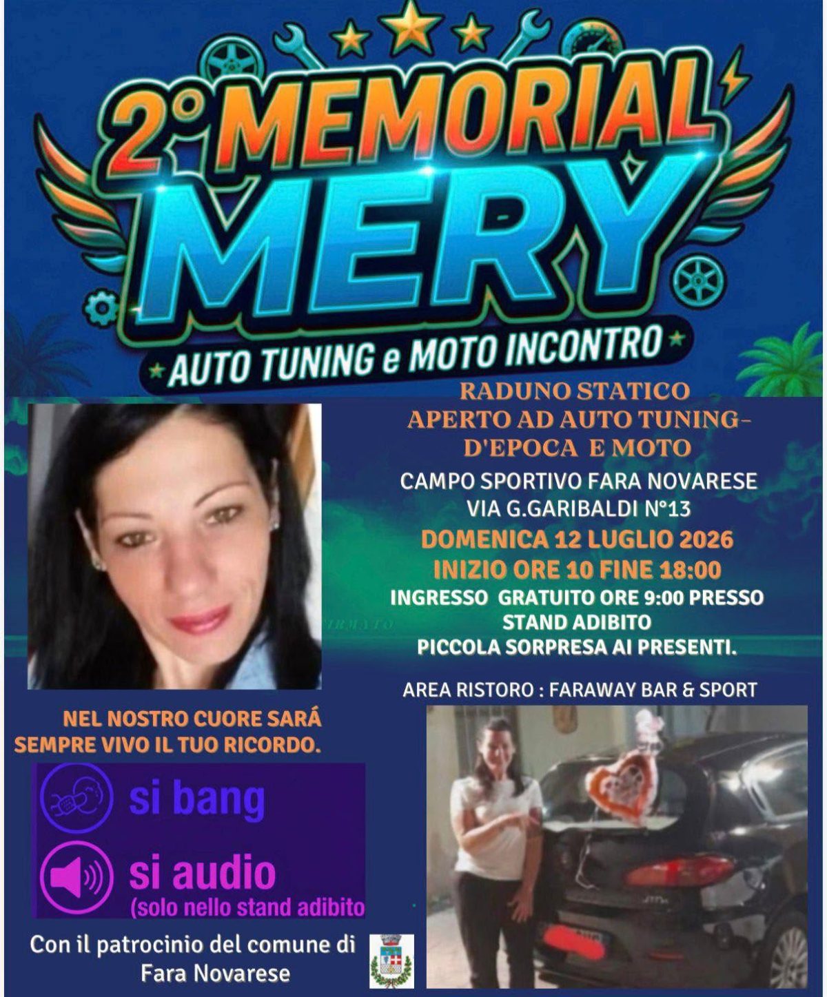 2° MEMORIAL MERY AUTO TUNING e MOTO INCONTRO