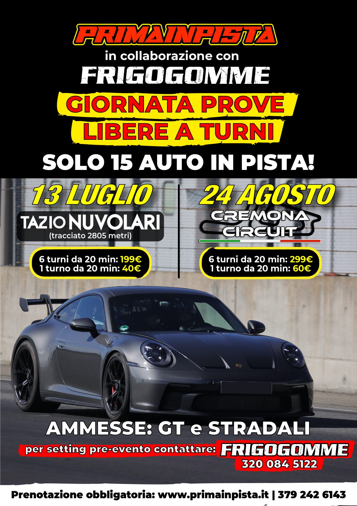 Prove libere - 24 Agosto - Cremona Circuit