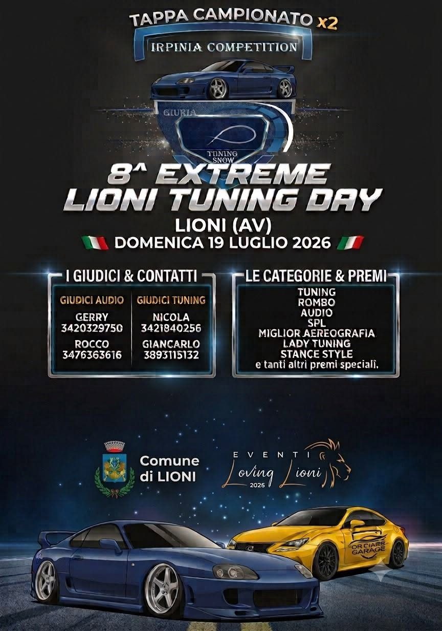 8° Extreme tuning Lioni