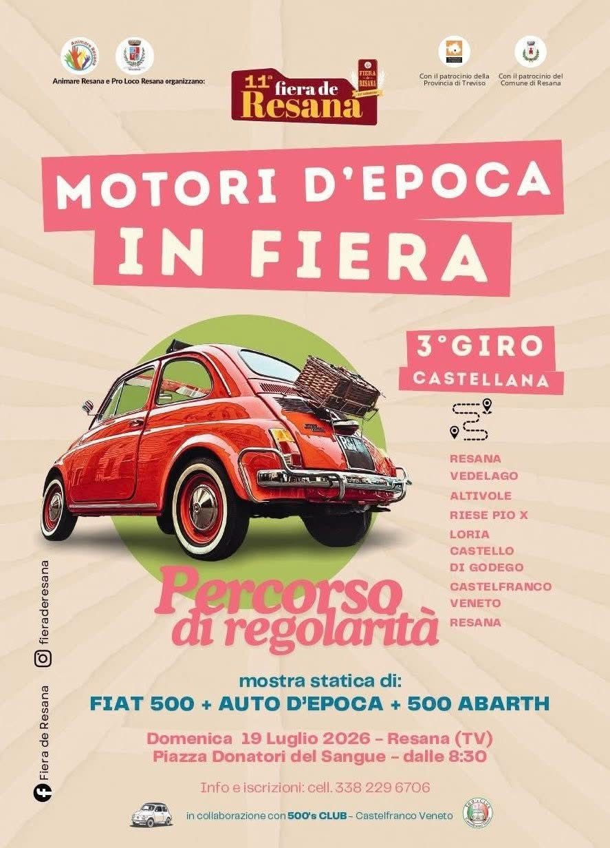 MOTORI D’EPOCA IN FIERA: 3° Giro della Castellana