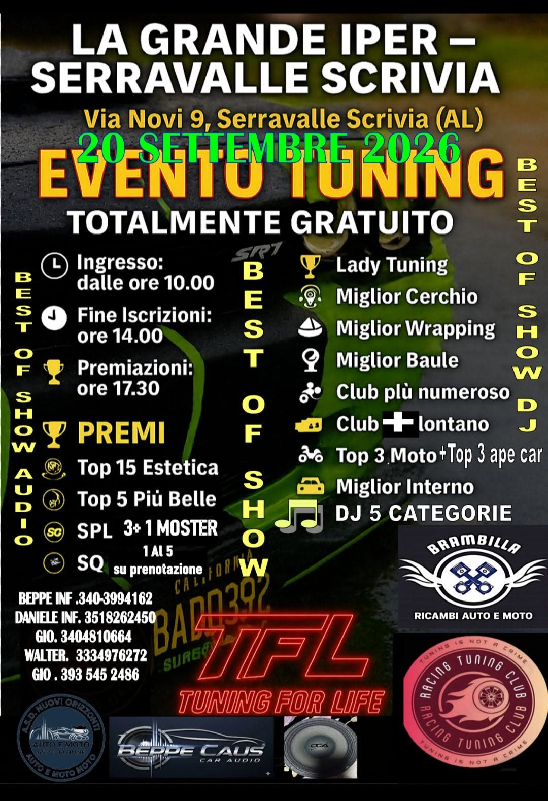 Evento Tuning - La Grande Iper Serravalle Scrivia