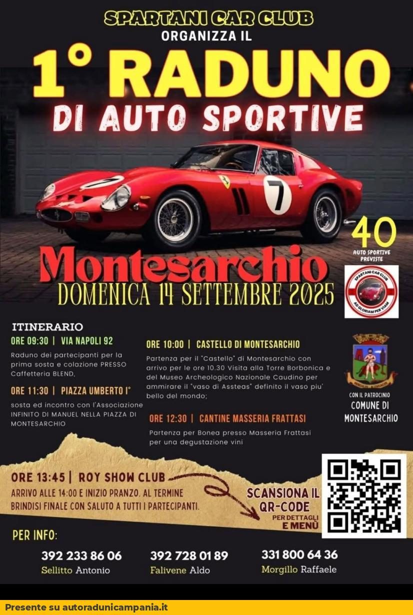 1° Raduno di Auto Sportive, Montesarchio