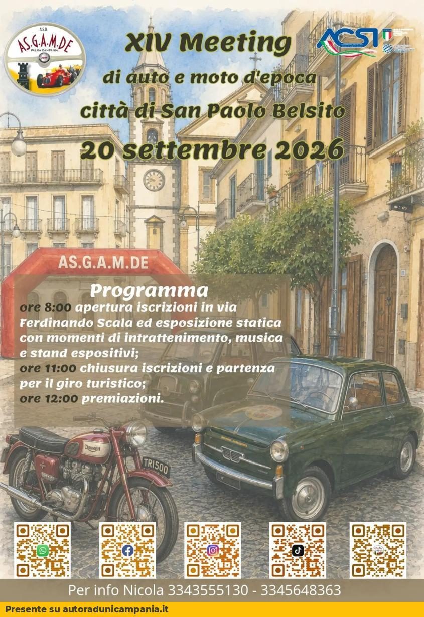 Raduno Auto e Moto d'Epoca - San Paolo Belsito