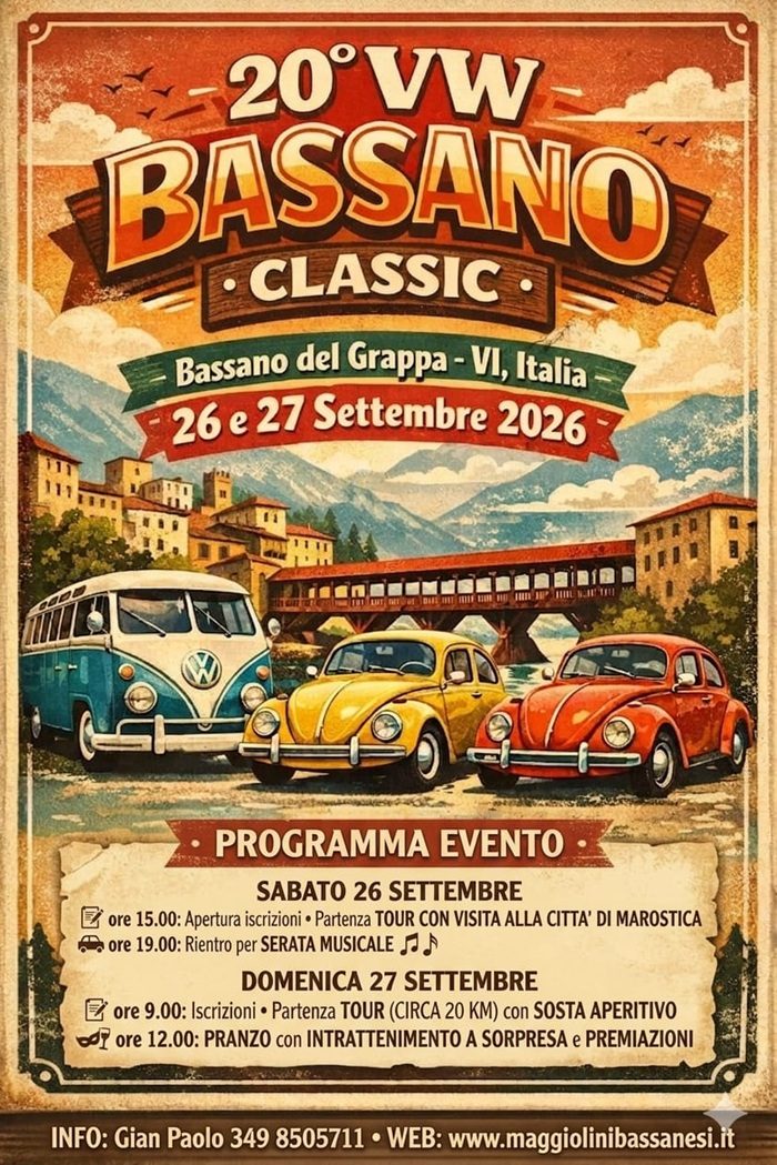 20° VW Bassano Classic