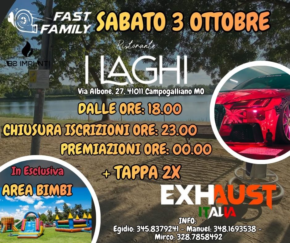 Fast Family - Raduno Ristorante I Laghi