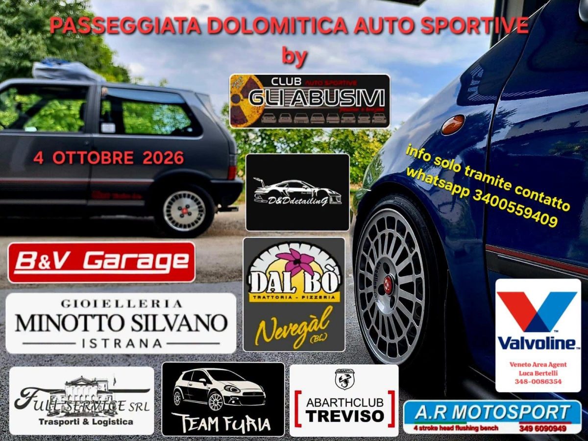 Passeggiata Dolomitica Auto Sportive