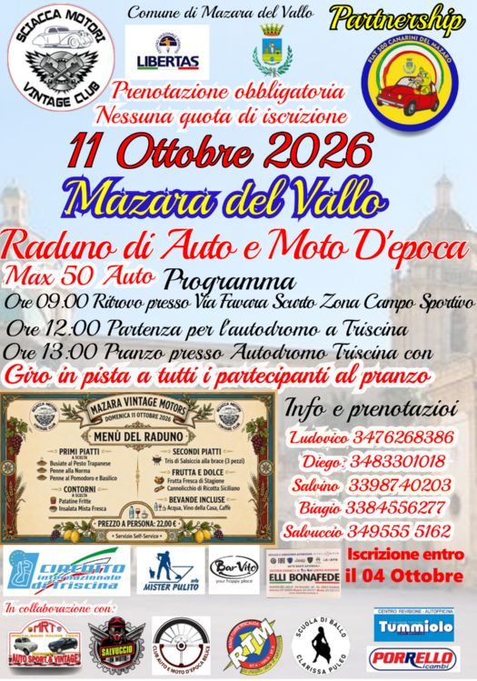 Mazara Vintage Motors - Raduno Auto e Moto d'Epoca