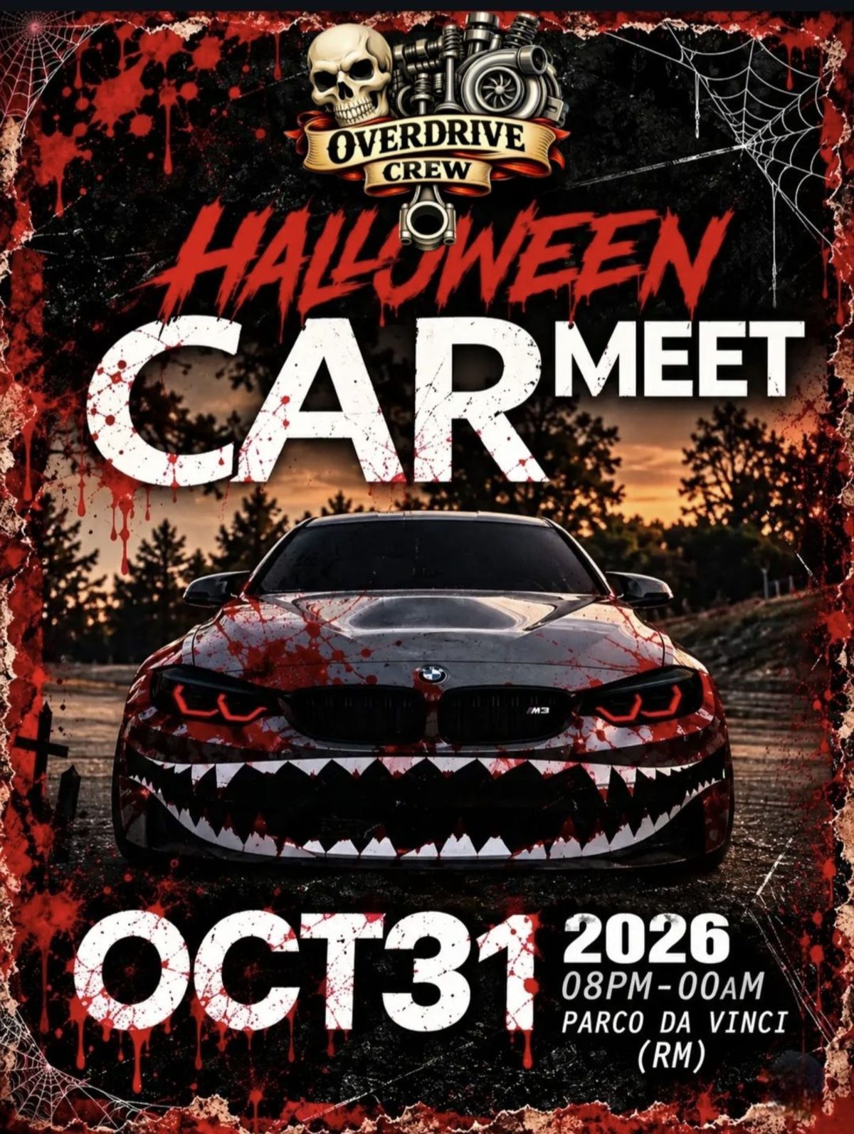 Overdrive Halloween Car Meet - Roma