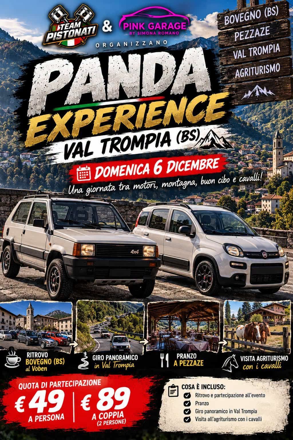 Panda Experience Val Trompia - Raduno Dinamico a Bovegno (BS) il domenica 6 dicembre 2026