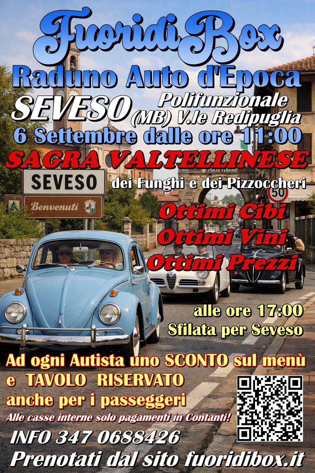 Raduno Auto d'Epoca Sagra Valtellinese