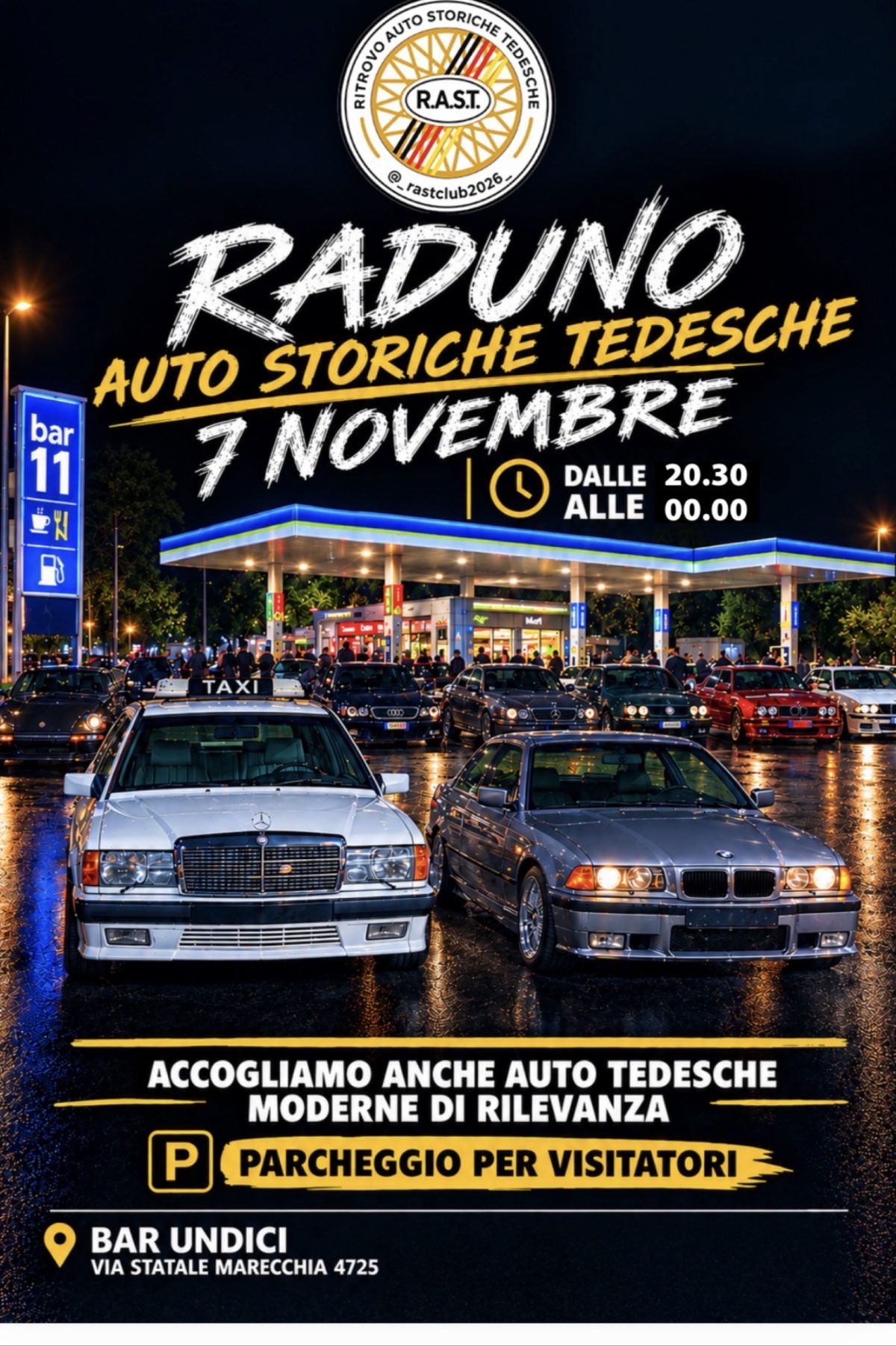 Raduno Auto Tedesche - Bar Undici Verucchio