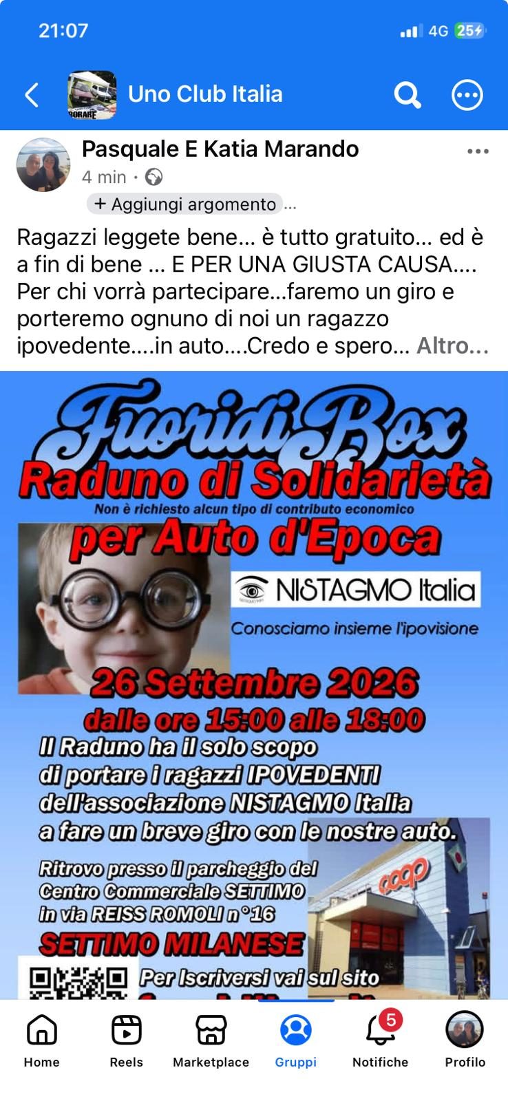 Raduno di Solidarietà per Auto d'epoca