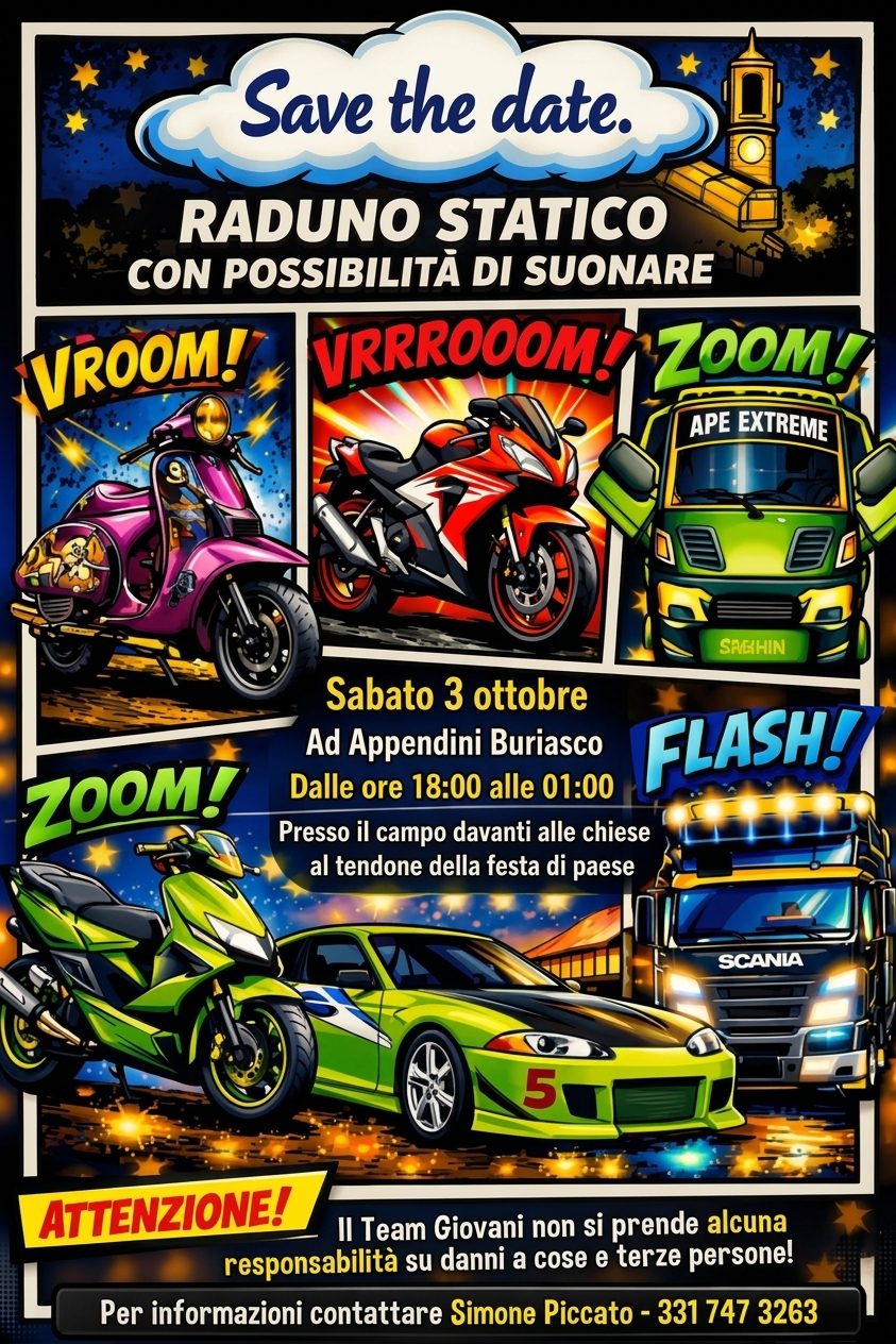 Raduno Statico con possibilità di suonare