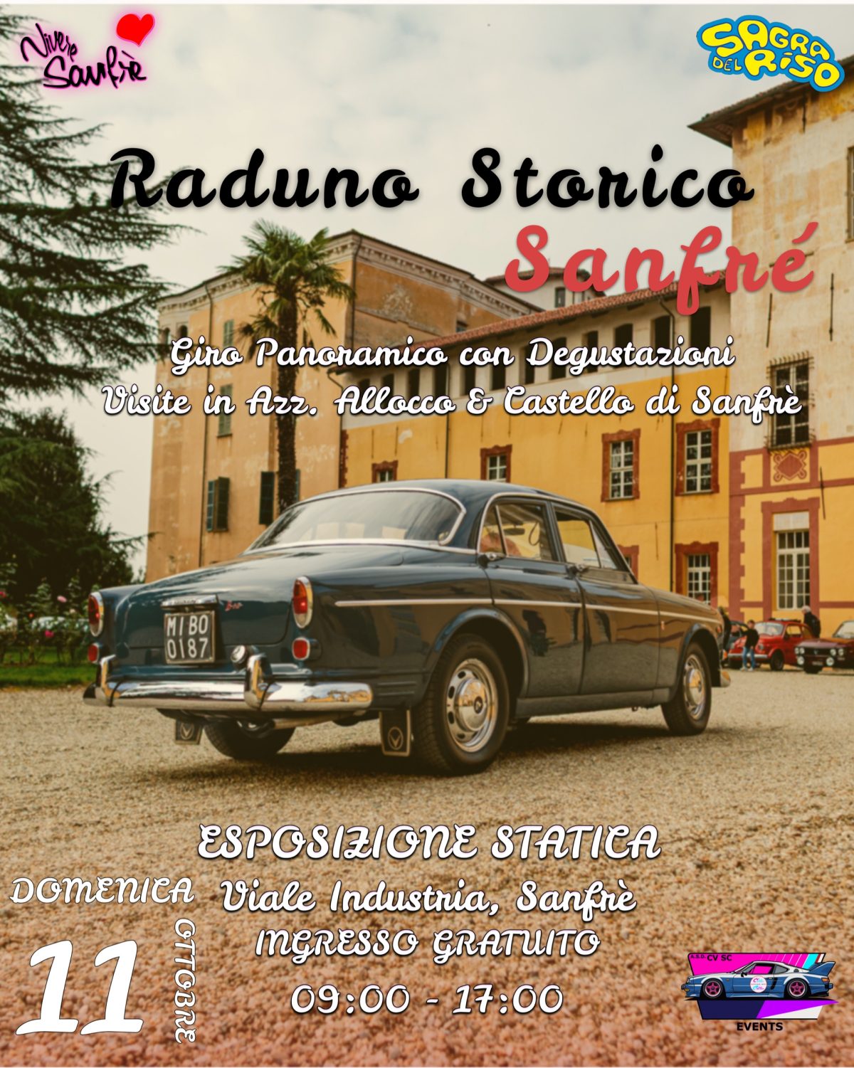 Raduno Storico Sanfrè - Esposizione di Auto d'Epoca (Sagra del Riso)