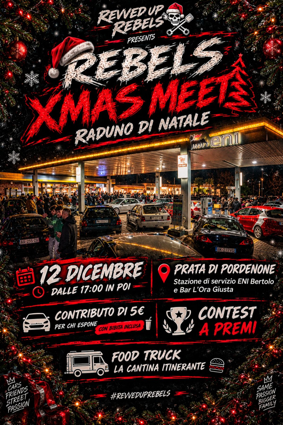 Rebels Xmas Meet - Prata di Pordenone - Raduno Statico a Prata di Pordenone (PN) il sabato 12 dicembre 2026