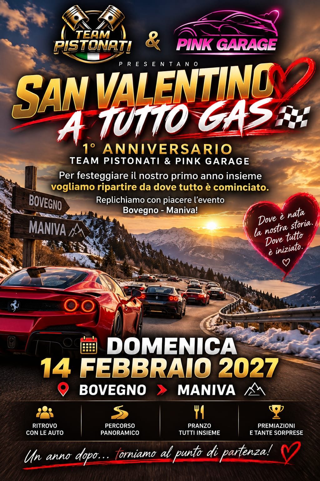 San Valentino Bis Maniva - Raduno Dinamico a Bovegno (BS) il domenica 14 febbraio 2027 - foto 2